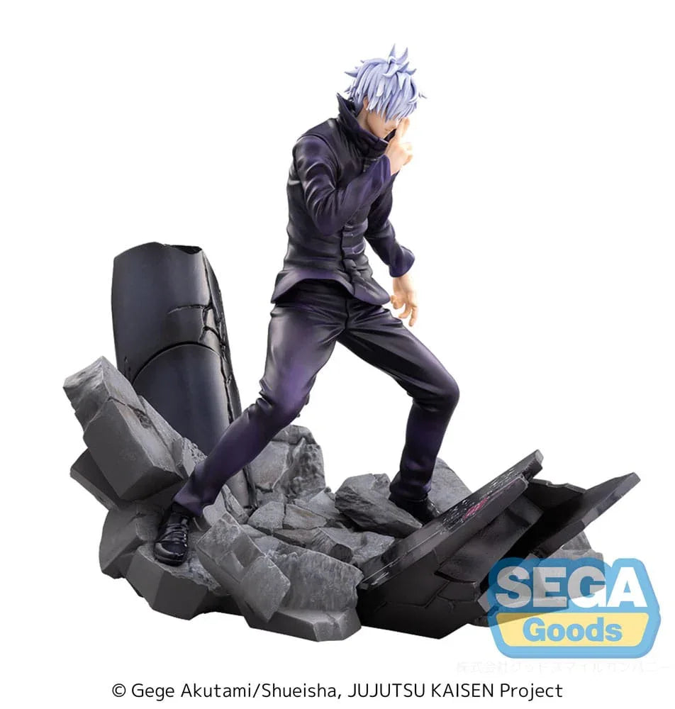 Jujutsu Kaisen Figurizm Luminasta PVC Figur Shibuya Incident Satoru Gojo Unlimited Void 21 cm Sega