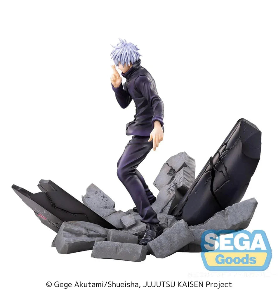 Jujutsu Kaisen Figurizm Luminasta PVC Figur Shibuya Incident Satoru Gojo Unlimited Void 21 cm Sega