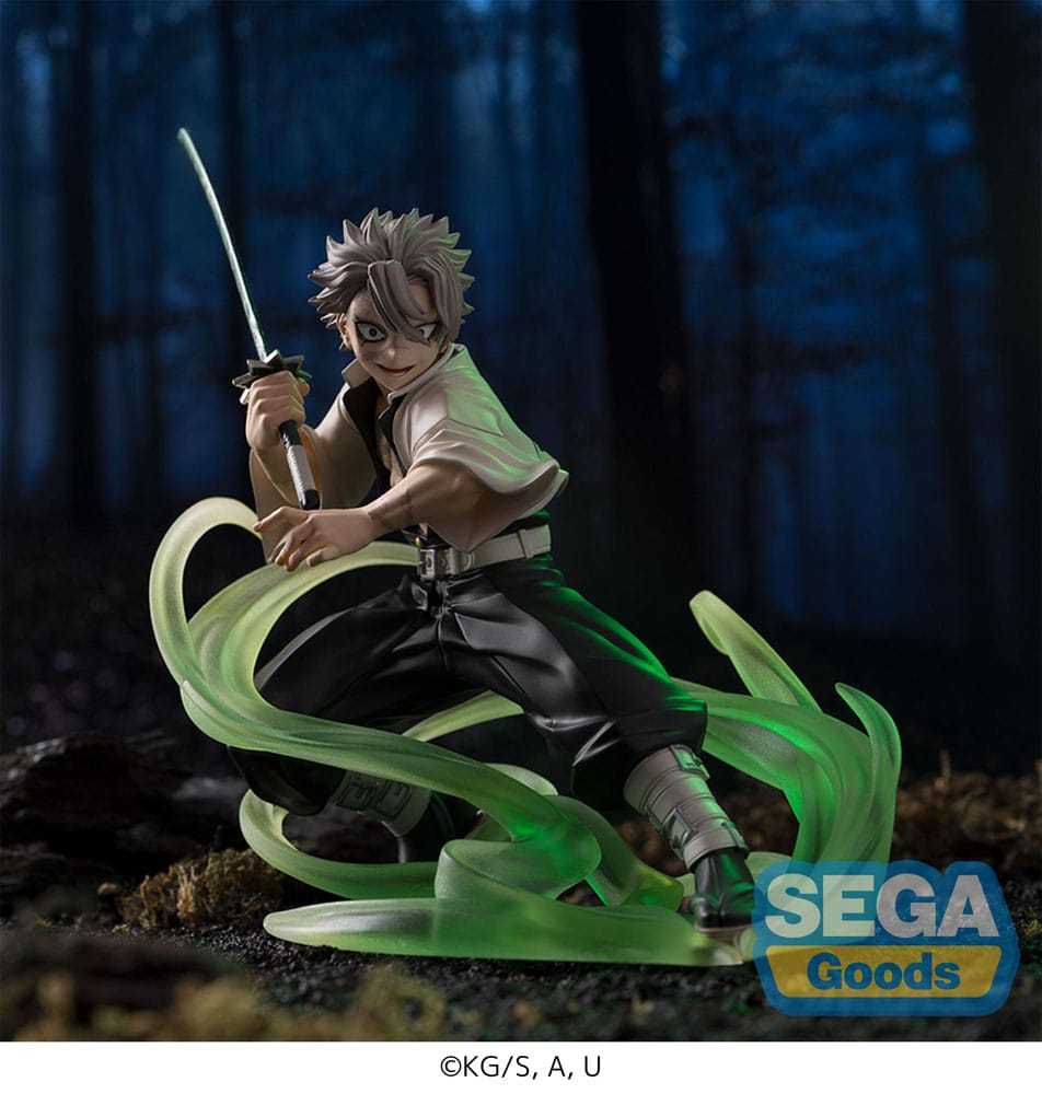 Demon Slayer: Kimetsu no Yaiba Xross Link Anime PVC Figur Sanemi Shinazugawa Hashira Training Arc 12 cm Sega