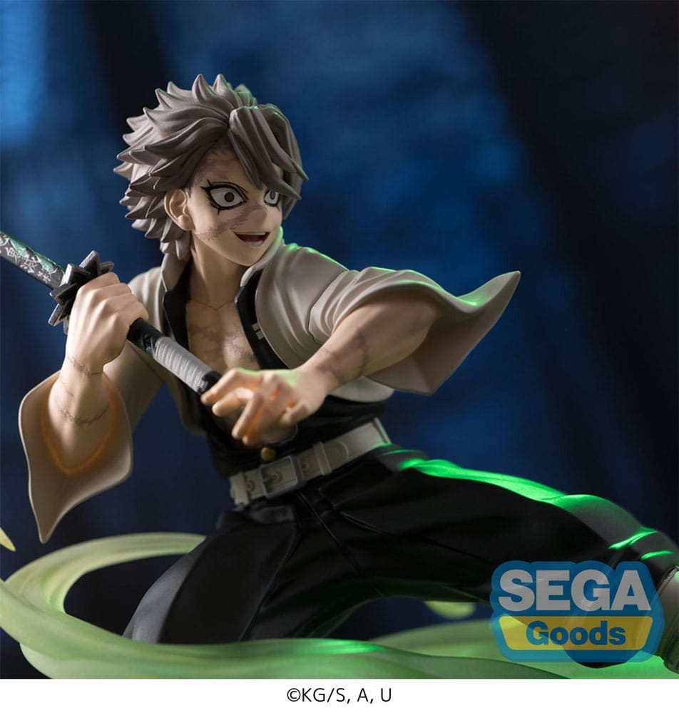 Demon Slayer: Kimetsu no Yaiba Xross Link Anime PVC Figur Sanemi Shinazugawa Hashira Training Arc 12 cm Sega
