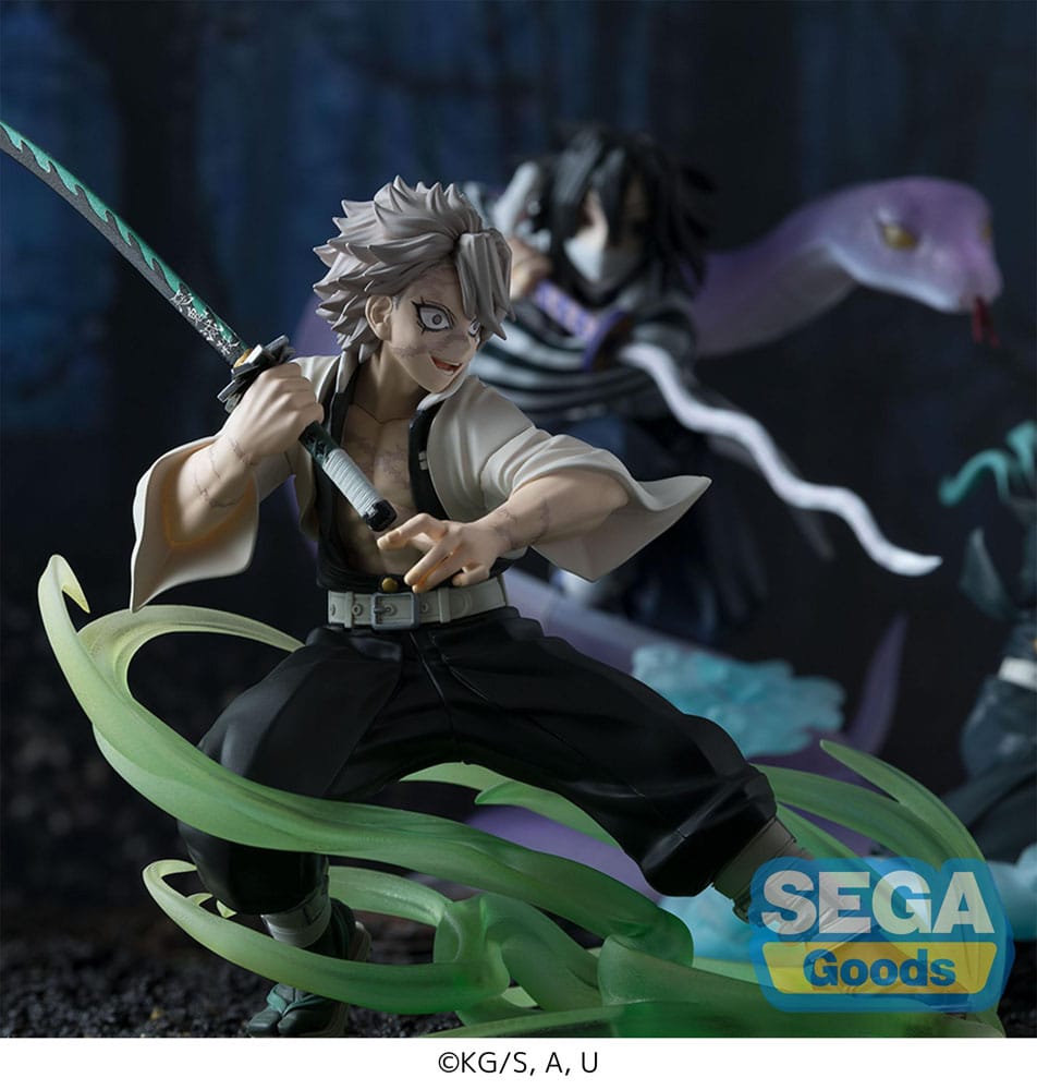 Demon Slayer: Kimetsu no Yaiba Xross Link Anime PVC Figur Sanemi Shinazugawa Hashira Training Arc 12 cm Sega
