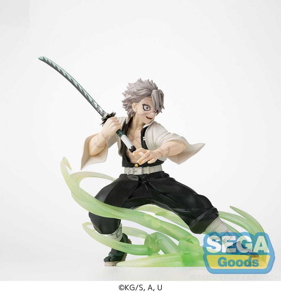 Demon Slayer: Kimetsu no Yaiba Xross Link Anime PVC Figur Sanemi Shinazugawa Hashira Training Arc 12 cm Sega