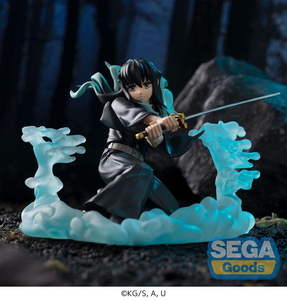 Demon Slayer: Kimetsu no Yaiba Xross Link Anime PVC Figur Muichiro Tokito Hashira Training Arc 11 cm Sega