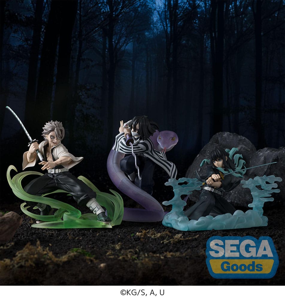Demon Slayer: Kimetsu no Yaiba Xross Link Anime PVC Figur Muichiro Tokito Hashira Training Arc 11 cm Sega