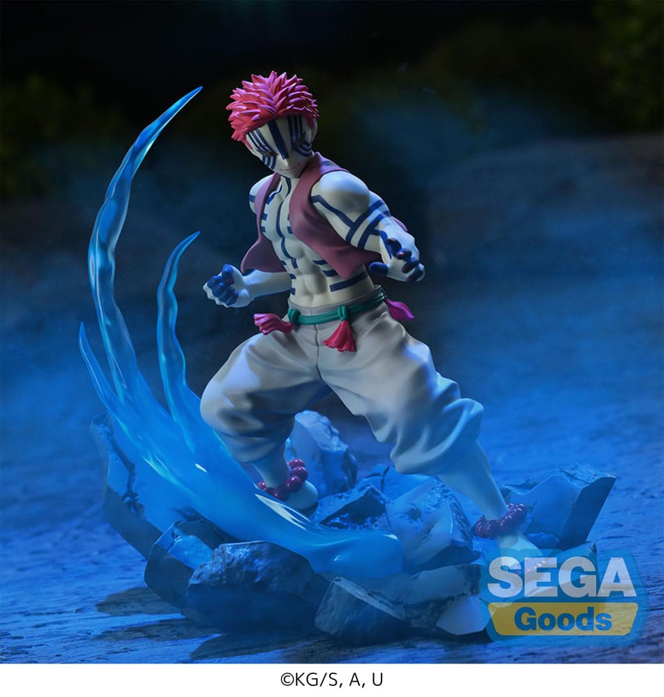 Demon Slayer: Kimetsu no Yaiba Xross Link Anime PVC Figur Akaza 12 cm Sega