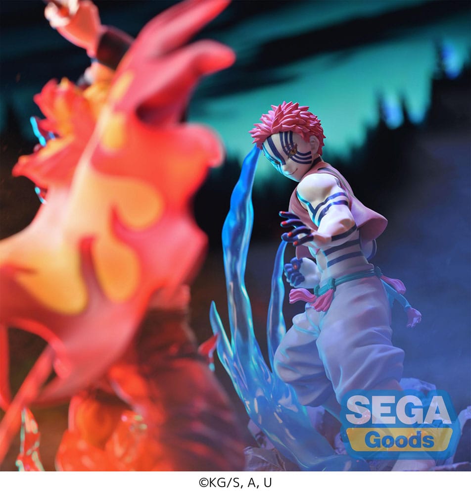 Demon Slayer: Kimetsu no Yaiba Xross Link Anime PVC Figur Akaza 12 cm Sega