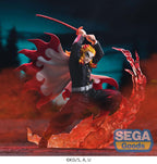 Demon Slayer: Kimetsu no Yaiba Xross Link Anime PVC Figur Kyojuro Rengoku 15 cm Sega