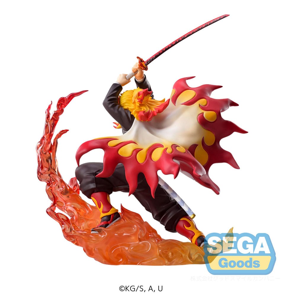 Demon Slayer: Kimetsu no Yaiba Xross Link Anime PVC Figur Kyojuro Rengoku 15 cm Sega
