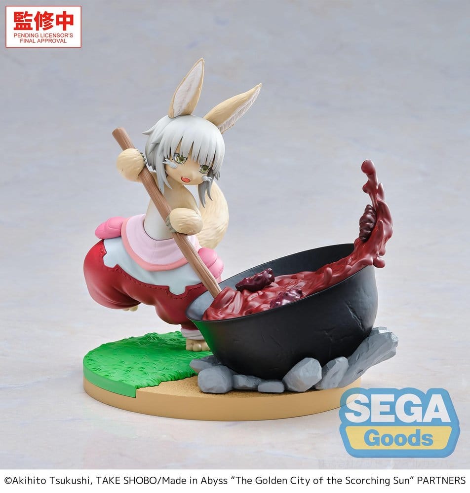 Made in Abyss: The gyllene staden under den brännande solen Luminasta PVC-figur Nanachi ~Drömmer om måltiden~ 14 cm