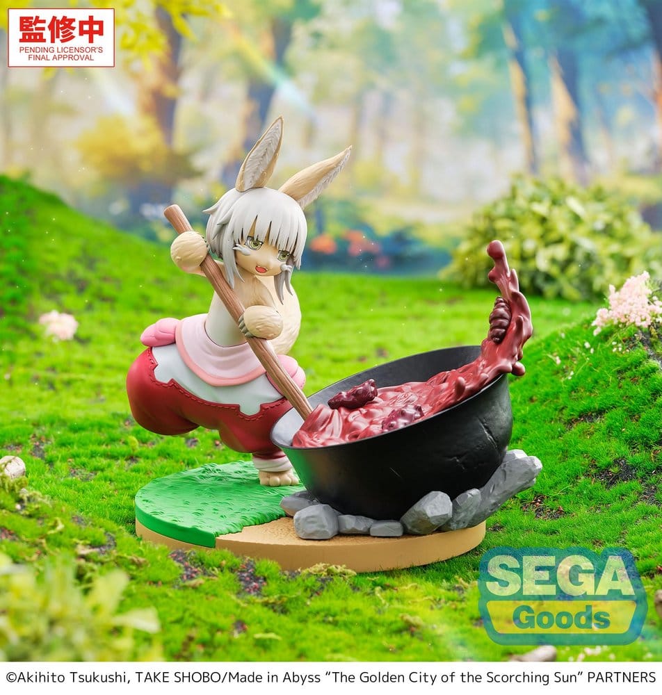 Made in Abyss: The gyllene staden under den brännande solen Luminasta PVC-figur Nanachi ~Drömmer om måltiden~ 14 cm