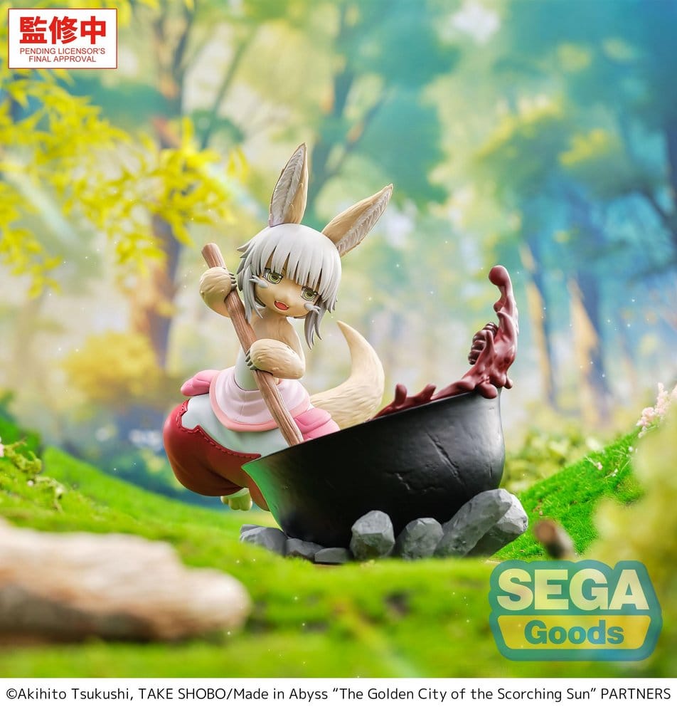 Made in Abyss: The gyllene staden under den brännande solen Luminasta PVC-figur Nanachi ~Drömmer om måltiden~ 14 cm
