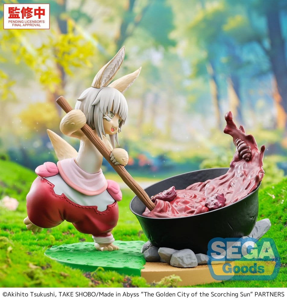Made in Abyss: The gyllene staden under den brännande solen Luminasta PVC-figur Nanachi ~Drömmer om måltiden~ 14 cm
