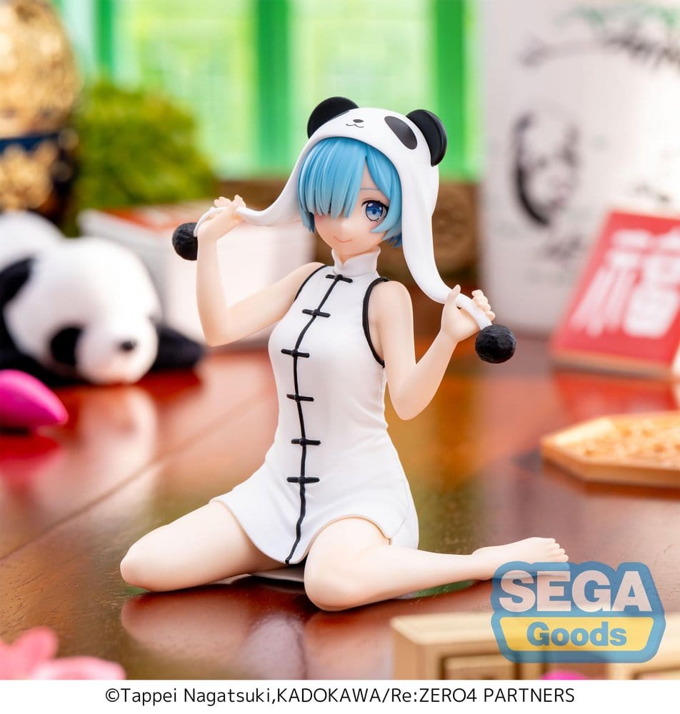 Re:Zero Starting Life in Another World Yumemirize PVC Figur Rem Panda 11 cm