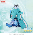 Character Vocal Series 01: Hatsune Miku Fuwa Petit gosedjur Hatsune Miku LAWSON 50th Anniversary Special LIVE L 30 cm