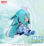Karaktär Vocal Series 01: Hatsune Miku Fuwa Petit gosedjur Hatsune Miku LAWSON 50-årsjubileum Special LIVE L 30 cm