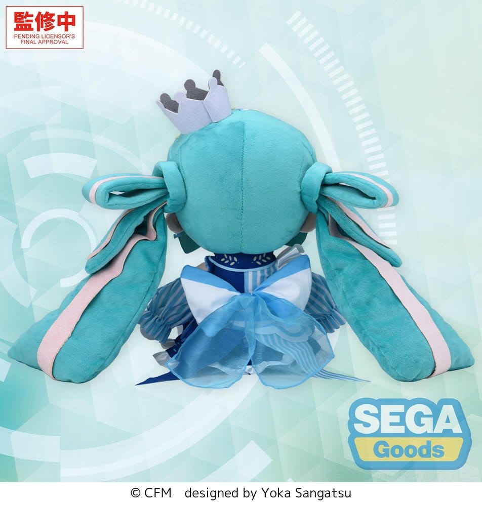 Karaktär Vocal Series 01: Hatsune Miku Fuwa Petit gosedjur Hatsune Miku LAWSON 50-årsjubileum Special LIVE L 30 cm