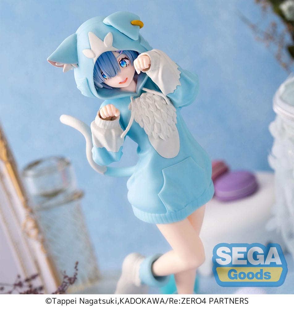 Re:Zero Starting Life in Another World XStellar PVC Figur Rem Mofumofu Pack 22 cm Sega