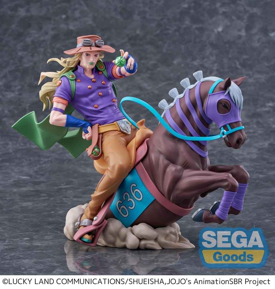 JoJo's Bizarre Adventure: Steel Ball Run XrossLinkMAX PVC-figur Gyro Zeppeli 18 cm