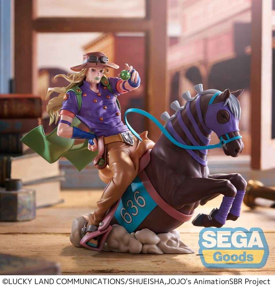 JoJo's Bizarre Adventure: Steel Ball Run XrossLinkMAX PVC-figur Gyro Zeppeli 18 cm
