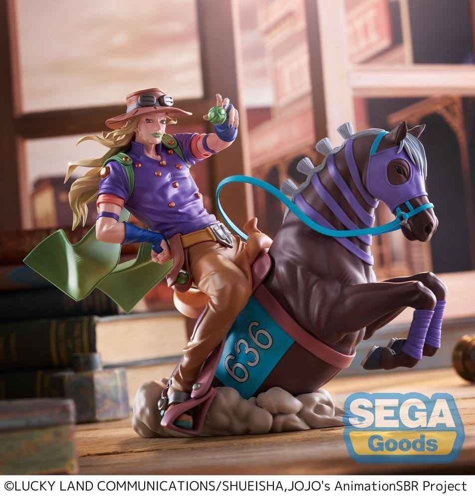 JoJo's Bizarre Adventure: Steel Ball Run XrossLinkMAX PVC-figur Gyro Zeppeli 18 cm