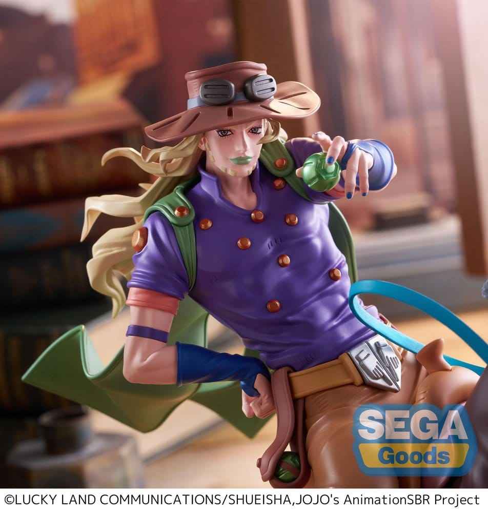 JoJo's Bizarre Adventure: Steel Ball Run XrossLinkMAX PVC-figur Gyro Zeppeli 18 cm