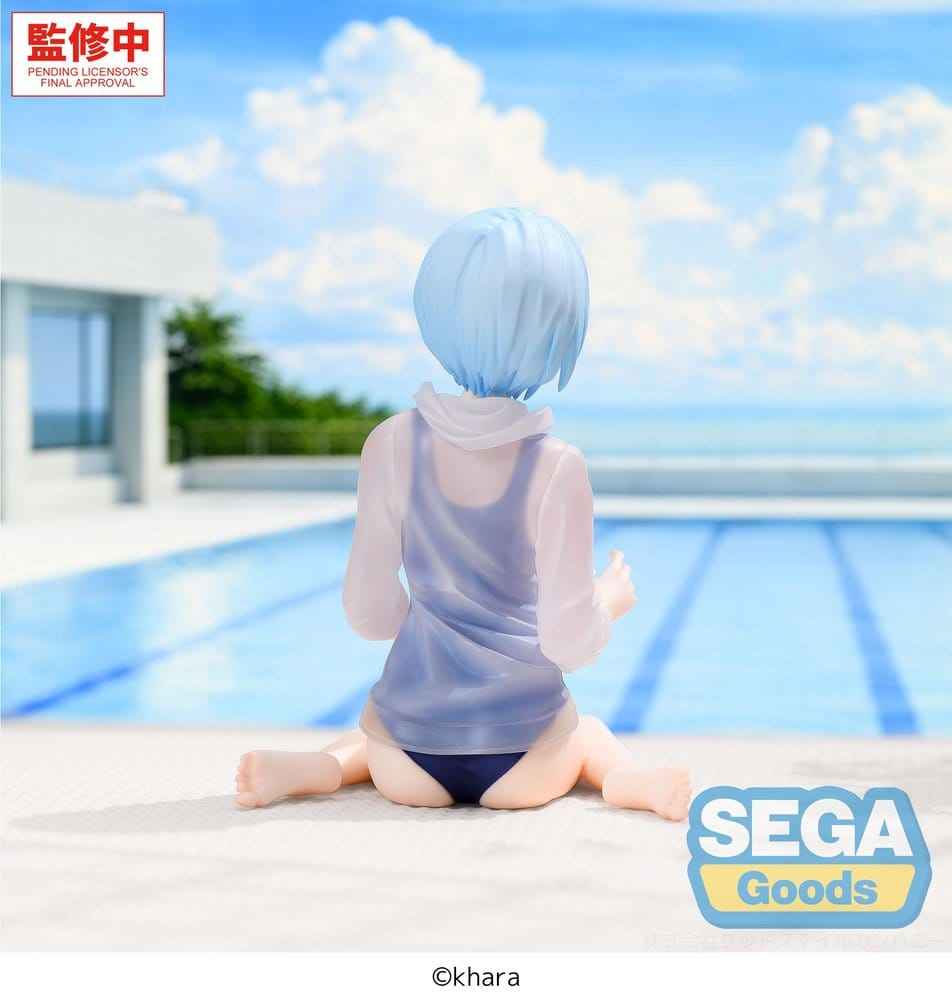 Rebuild of Evangelion Yumemirize PVC-figur Rei Ayanami Skolbaddräktsversion 13 cm
