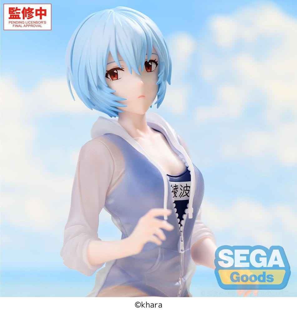 Rebuild of Evangelion Yumemirize PVC-figur Rei Ayanami Skolbaddräktsversion 13 cm