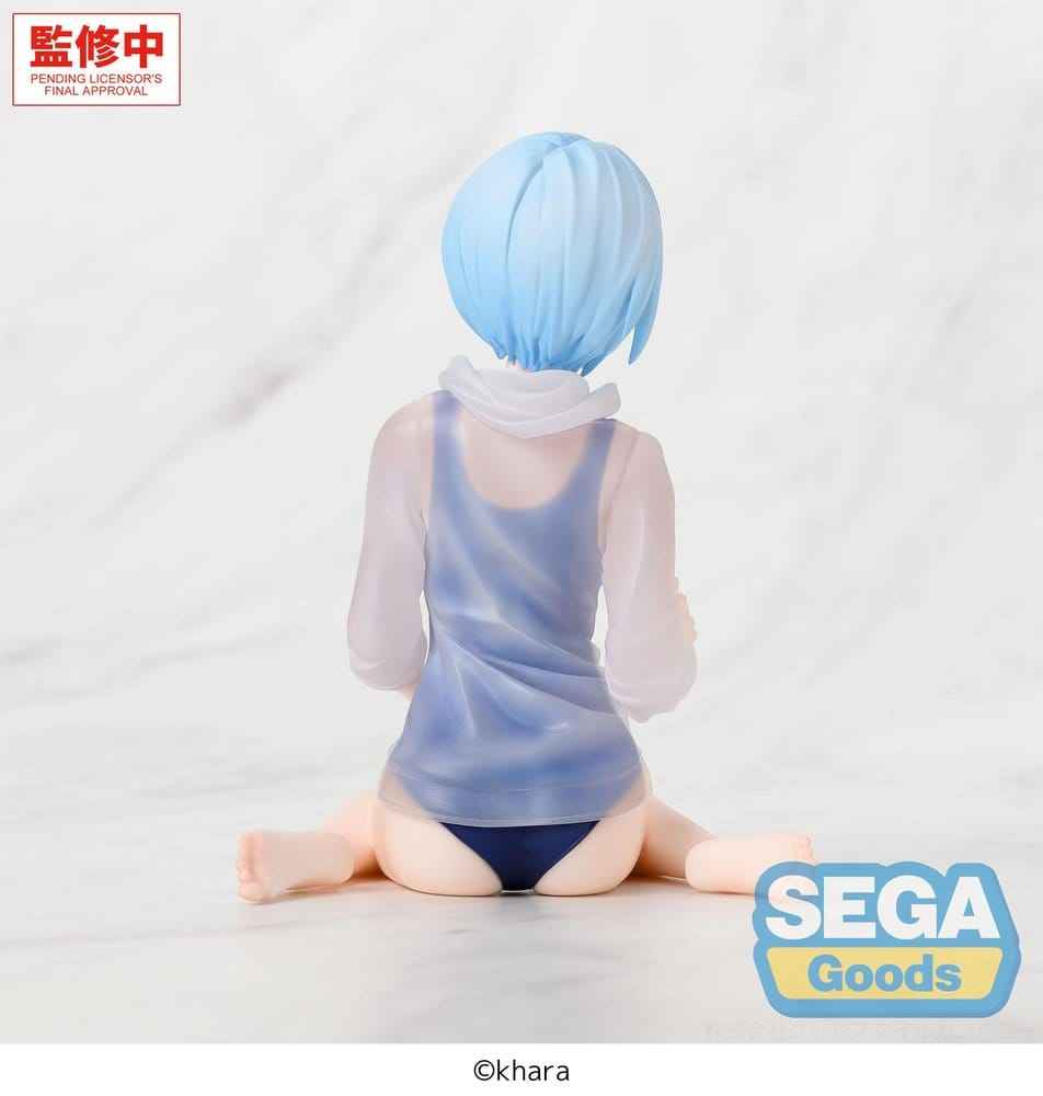 Rebuild of Evangelion Yumemirize PVC-figur Rei Ayanami Skolbaddräktsversion 13 cm
