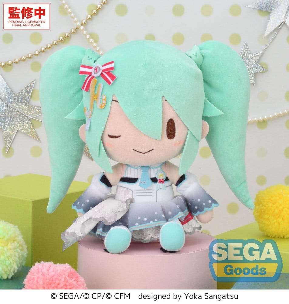 Hatsune Miku: Colorful Stage! fuwa petit gosedjur Stage SEKAI Hatsune Miku Brand New World, 22 cm