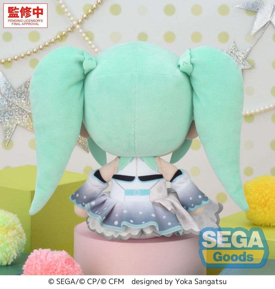 Hatsune Miku: Colorful Stage! fuwa petit gosedjur Stage SEKAI Hatsune Miku Brand New World, 22 cm