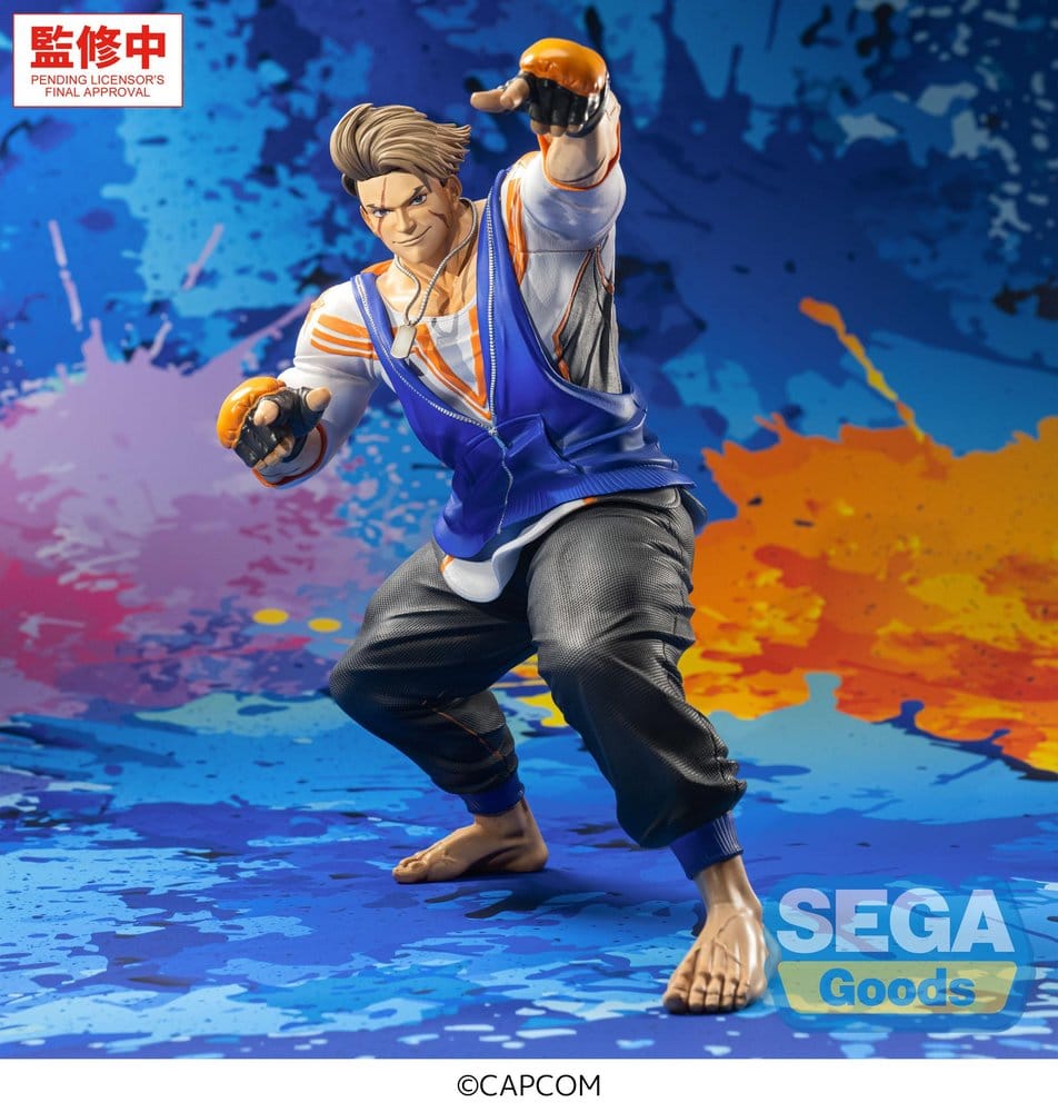 Street Fighter 6 FIGURIZMa PVC-figur Luke, cirka 22 cm hög