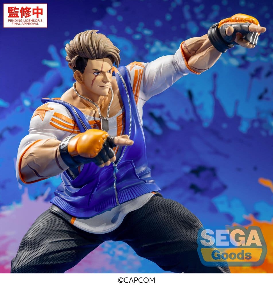 Street Fighter 6 FIGURIZMa PVC-figur Luke, cirka 22 cm hög