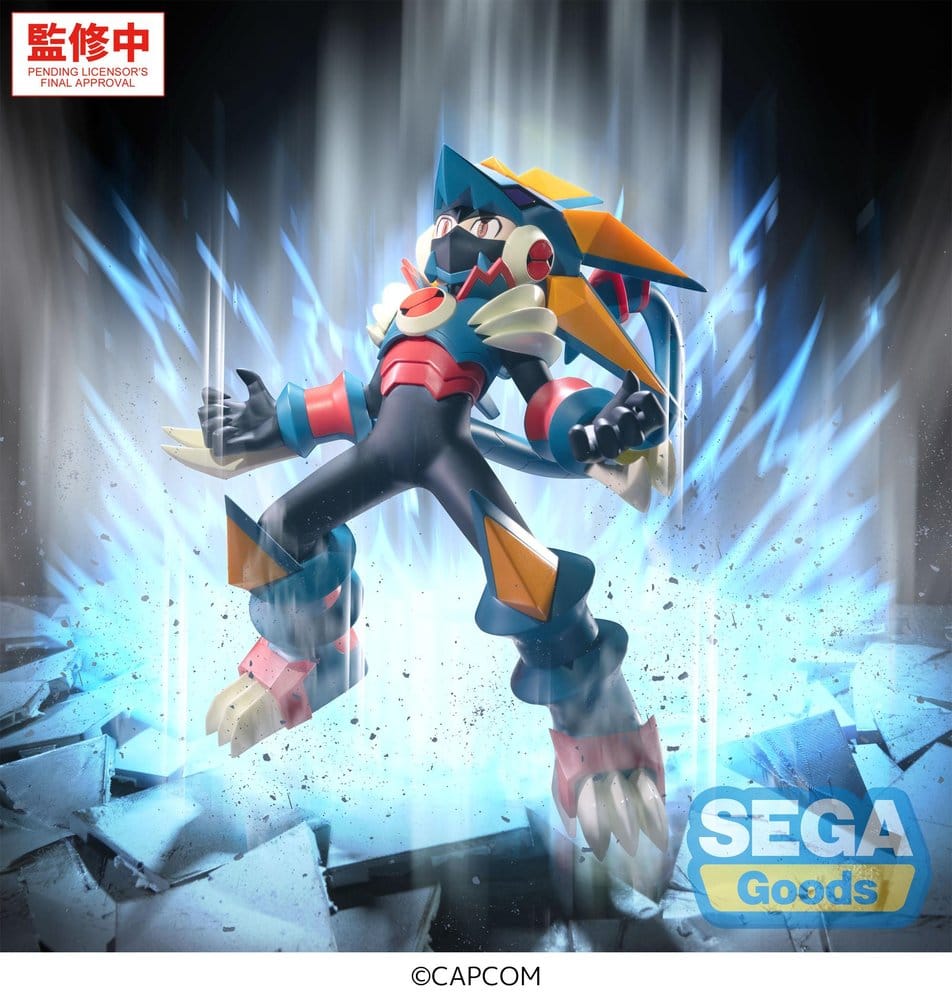Mega Man Battle Network Luminasta PVC-figur Mega Man Gregar Beast 17 cm
