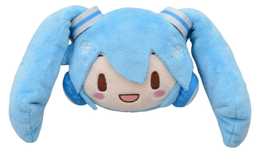 Snow Miku Fuwa Petit Plush Figure Face Mascot