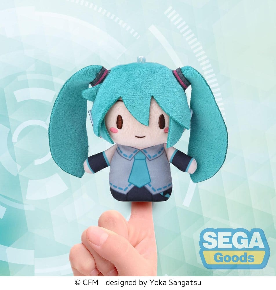 Hatsune Miku Fuwa Petit Plush Figure Finger Mascot 10 cm