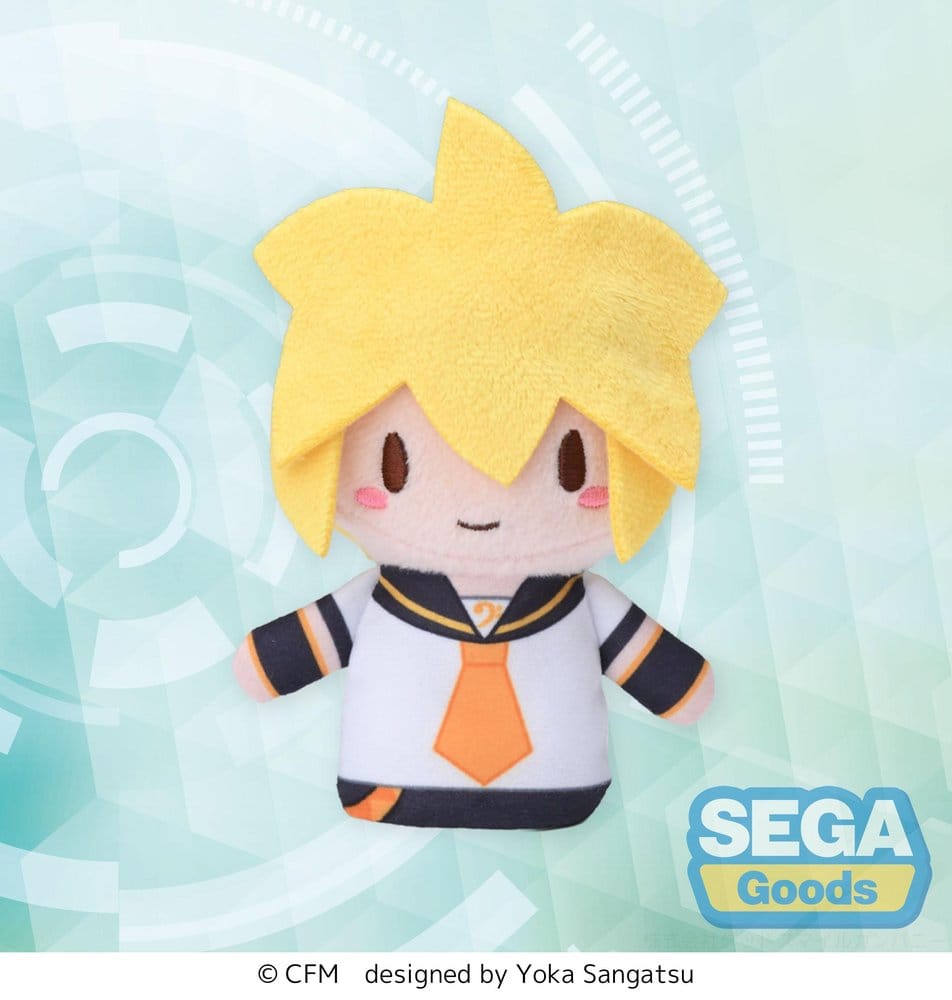 Kagamine Rin & Len Fuwa Petit Plush Figure Kagamine Len Finger Mascot 10 cm
