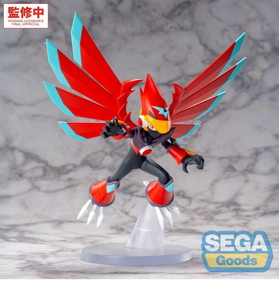 Mega Man Battle Network Luminasta PVC Figure Mega Man Falzar Beast 19 cm