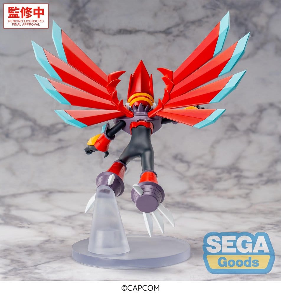 Mega Man Battle Network Luminasta PVC Figure Mega Man Falzar Beast 19 cm