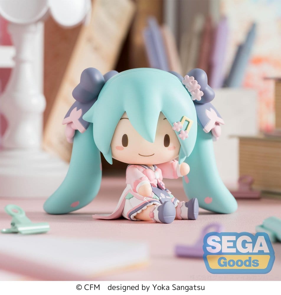 Hatsune Miku Fluffy Petit Chibi Figure "New Term" 8 cm