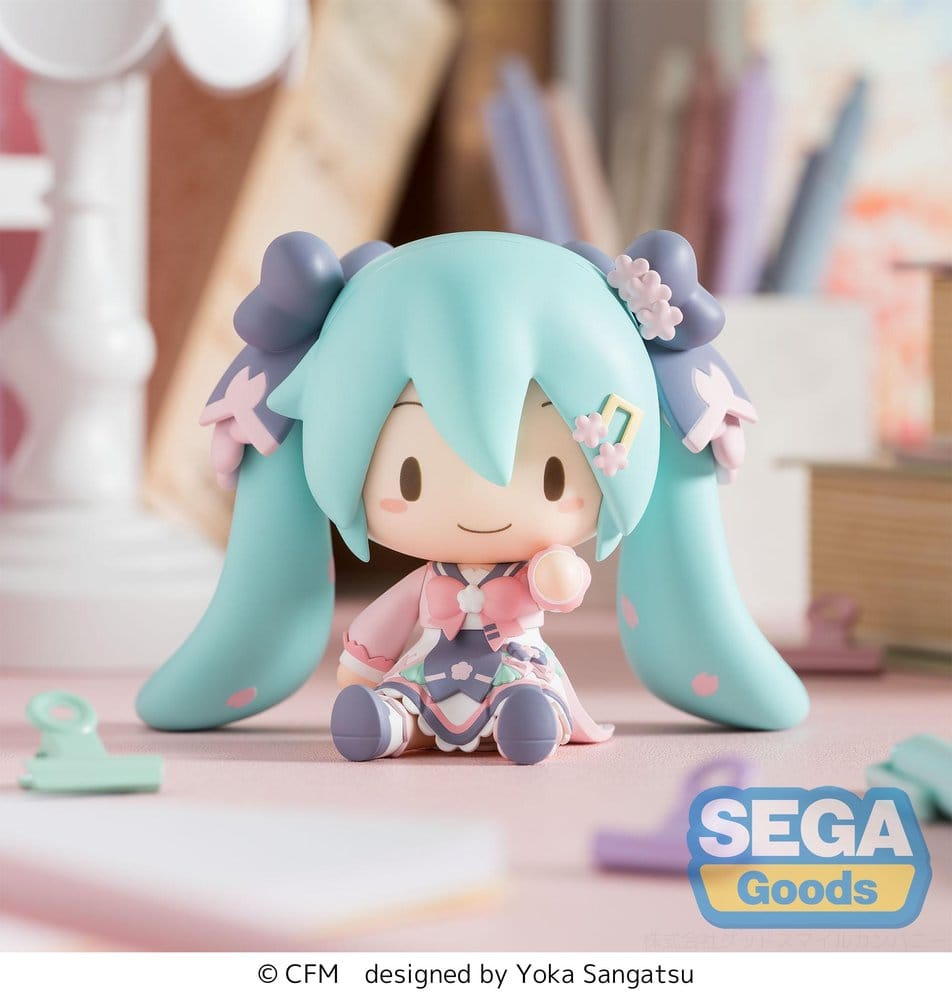 Hatsune Miku Fluffy Petit Chibi Figure "New Term" 8 cm
