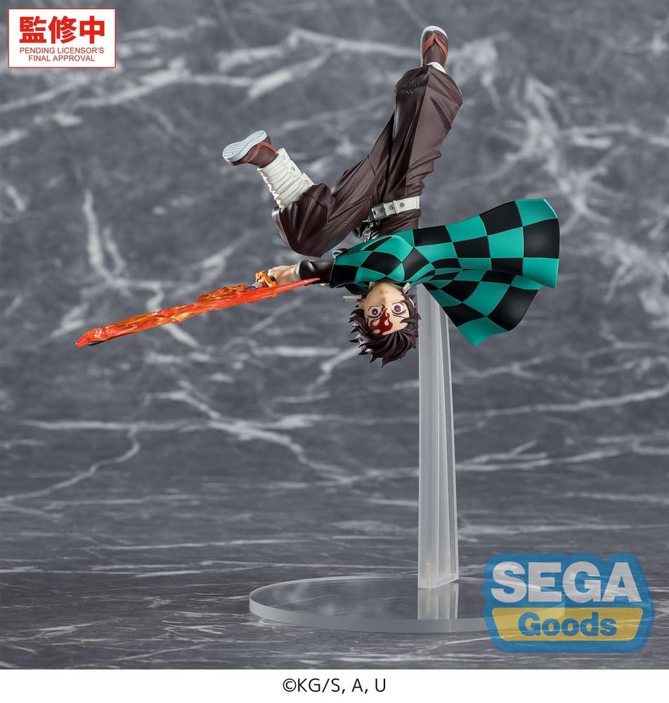 Demon Slayer: Kimetsu no Yaiba Luminasta PVC-figur Tanjiro Kamado Hinokami Kagura Solnedgångs förvandling 15 cm
