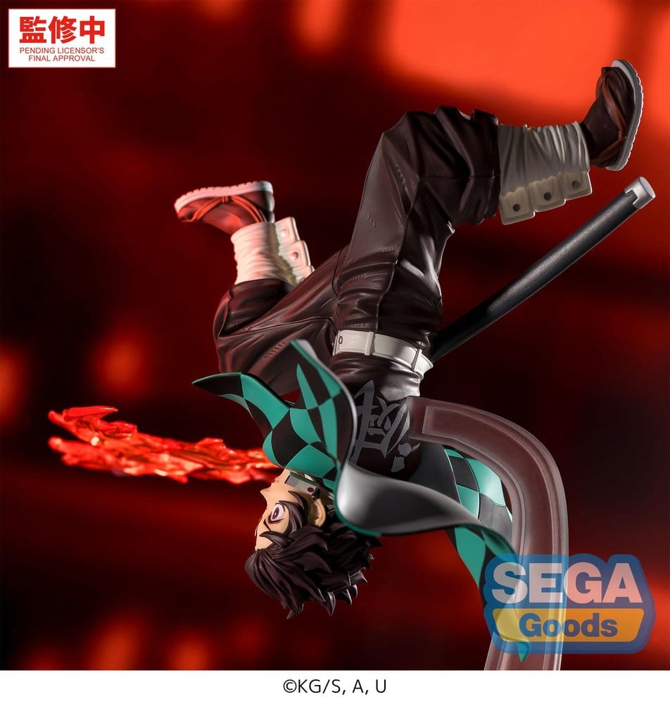 Demon Slayer: Kimetsu no Yaiba Luminasta PVC-figur Tanjiro Kamado Hinokami Kagura Solnedgångs förvandling 15 cm