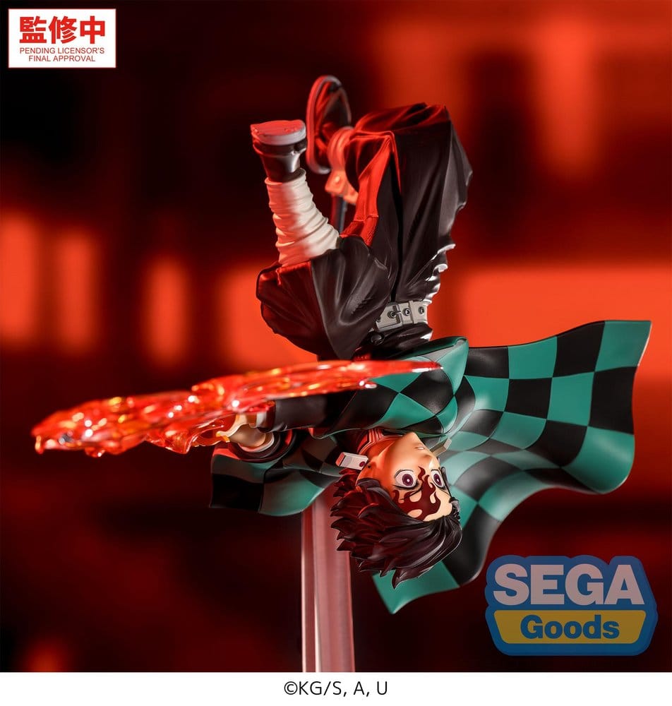 Demon Slayer: Kimetsu no Yaiba Luminasta PVC-figur Tanjiro Kamado Hinokami Kagura Solnedgångs förvandling 15 cm