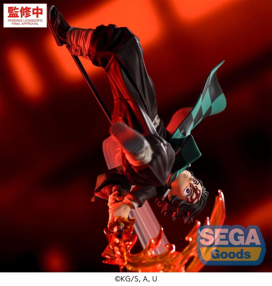 Demon Slayer: Kimetsu no Yaiba Luminasta PVC-figur Tanjiro Kamado Hinokami Kagura Solnedgångs förvandling 15 cm