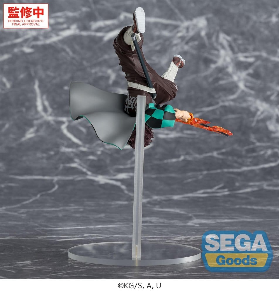 Demon Slayer: Kimetsu no Yaiba Luminasta PVC-figur Tanjiro Kamado Hinokami Kagura Solnedgångs förvandling 15 cm
