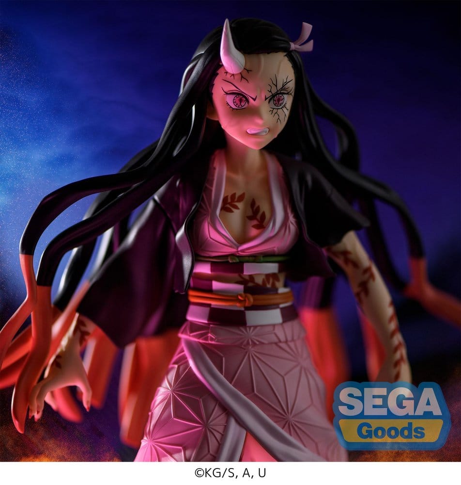 Demon Slayer: Kimetsu no Yaiba FIGURIZMa PVC-figur Nezuko Kamado Demonform Framsteg Verson (Omsläpp) 21 cm