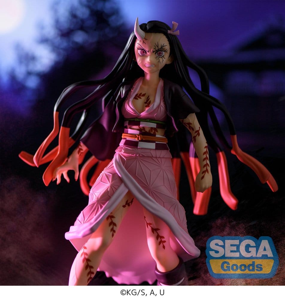 Demon Slayer: Kimetsu no Yaiba FIGURIZMa PVC-figur Nezuko Kamado Demonform Framsteg Verson (Omsläpp) 21 cm