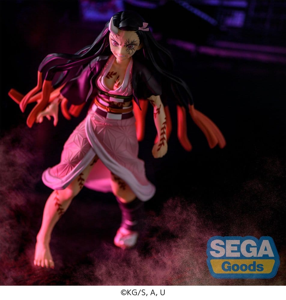 Demon Slayer: Kimetsu no Yaiba FIGURIZMa PVC-figur Nezuko Kamado Demonform Framsteg Verson (Omsläpp) 21 cm