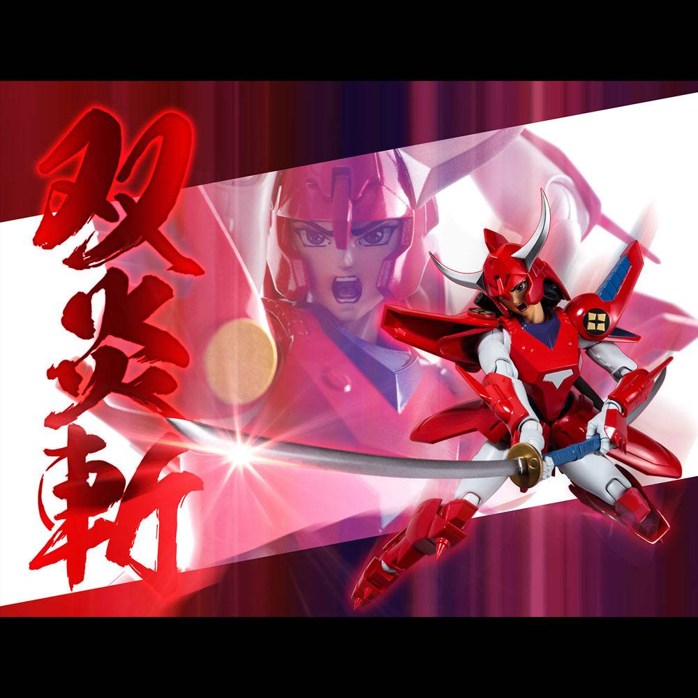 Chou-Dan-Kadou Yoroiden-Samurai Troopers Actionfigur Rekka no Ryo 16 cm