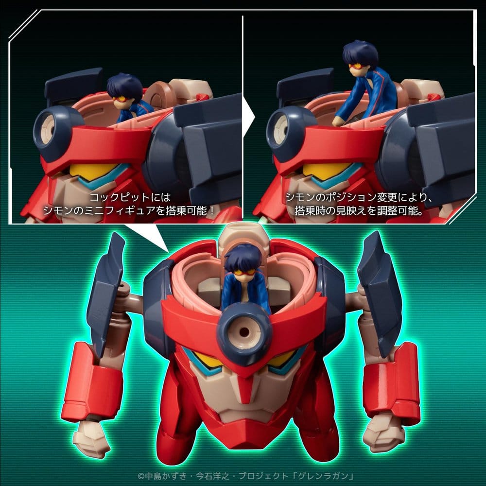 Gurren Lagann Metall Kompakt Actionfigur Lagann (Standard) 7 cm